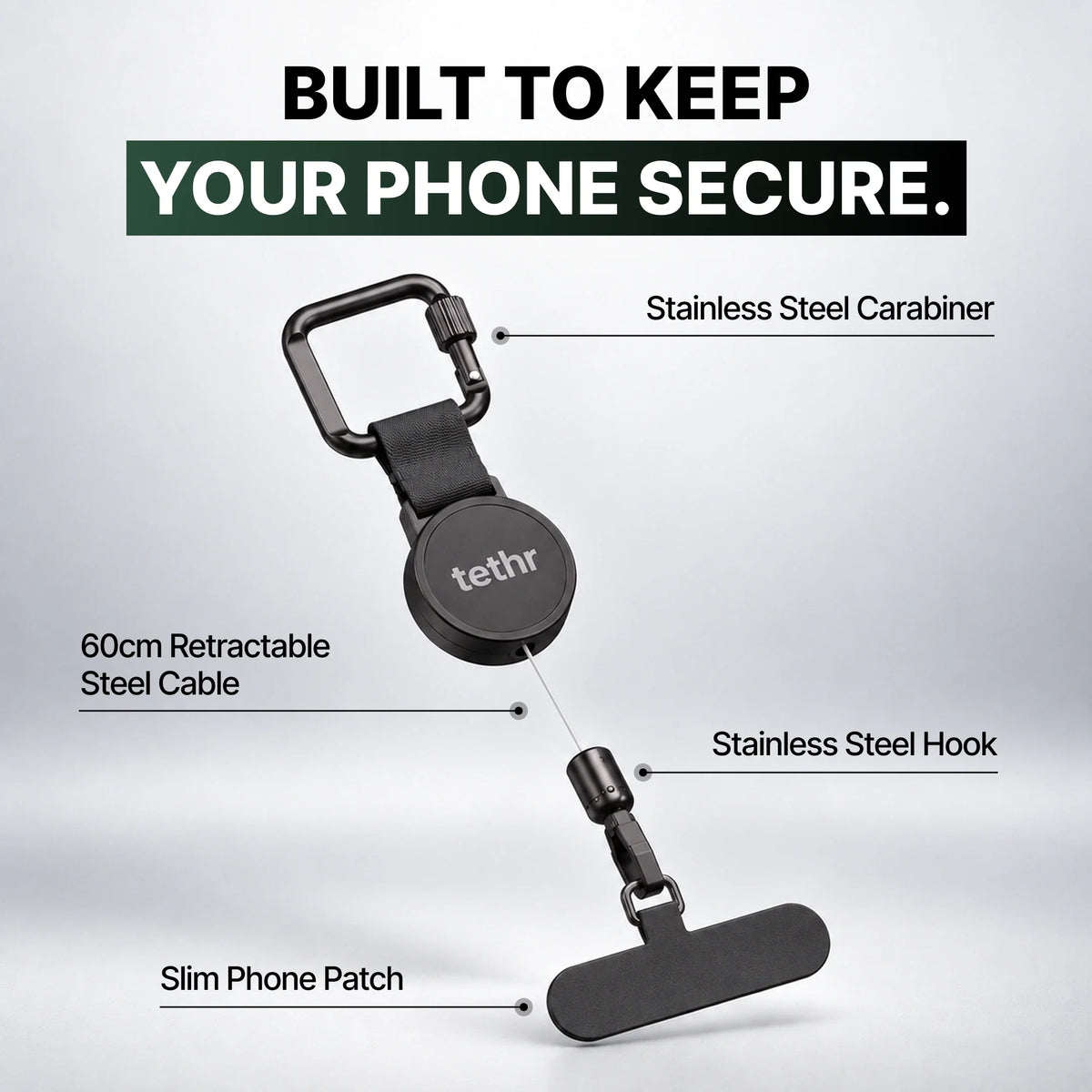tether Retractable Phone Leash