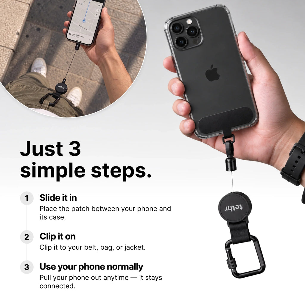 tether Retractable Phone Leash